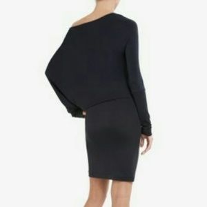 BCBG Laheld Side-draped Asymmetrical Tunic Dress